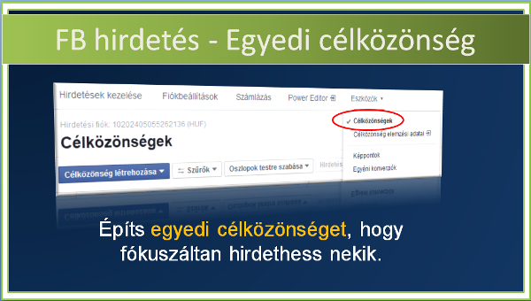 Facebook egyedi célközönség videóklip népszerűsítéshez