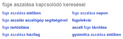 kapcsolódó keresések a Google-ben