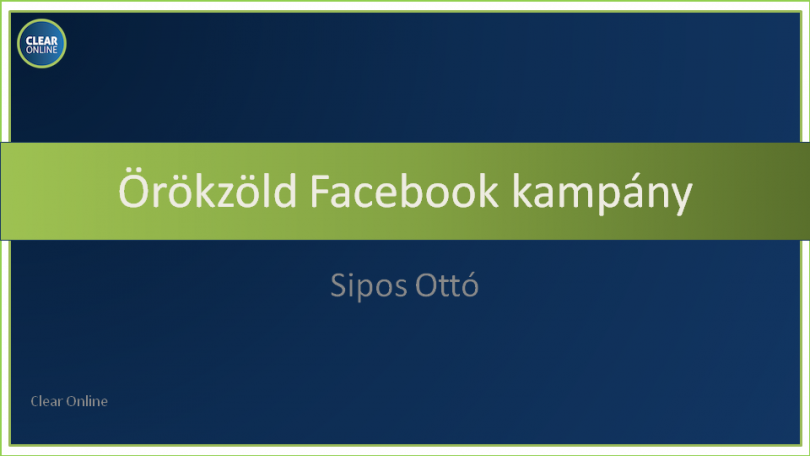 Örökzöld Facebook kampány