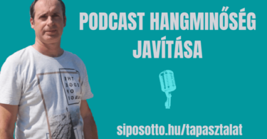 podcast hangminőség javítása