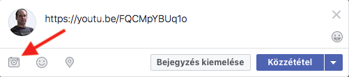 kép megosztása Facebookon