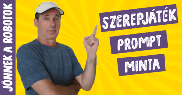 szerepjáték prompt minta chatGPT-hez